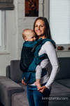 My First Baby Carrier - LennyUpGrade with Mesh, Standard Size, tessera weave (75% cotton, 25% polyester) - TANZANITE