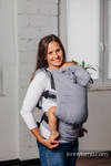 LennyGo Porte-bébé ergonomique de la gamme de base - SELENITE, taille bébé, tessera, 100 % coton  