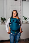 LennyGo Porte-bébé ergonomique de la gamme de base - TANZANITE, taille toddler, tessera, 100% coton  