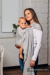 Chusta kółkowa do noszenia dzieci - LITTLELOVE - LARVIKIT, tkana splotem żakardowym - bawełniana - ramię bez zakładek - standard 1.8m