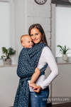 Chusta do noszenia dzieci - METEORYT, splot żakardowy (100% bawełna) - rozmiar XS