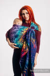 Ring Sling, Jacquard Weave (100% cotton) - with gathered shoulder - JURASSIC PARK - NEW ERA - long 2.1m