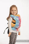 Doll Carrier made of woven fabric (100% cotton) - DRAGONFLY RAINBOW