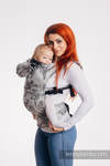 LennyGo Porte-bébé ergonomique, taille bébé, jacquard 100% coton, HERBARIUM ROUNDHAY GARDEN