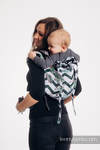 Lenny Buckle Onbuhimo baby carrier, standard size, jacquard weave (100% cotton) - ABSTRACT 