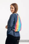 Sackpack made of wrap fabric (100% cotton) - PEACOCK’S TAIL - FUNFAIR - standard size 32cmx43cm