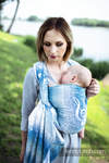 Baby Wrap, Jacquard Weave (54% cotton, 46% silk) - SYMPHONY - OVER CLOUDS - size M