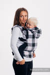 LennyGo Porte-bébé ergonomique, taille toddler, tissage sergé 100 % coton, ARCADIA PLAID