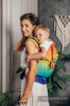 LennyPreschool Carrier, Preschool Size, jacquard weave 100% cotton - RAINBOW BABY