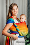 Baby Wrap, Jacquard Weave (100% cotton) - RAINBOW BABY - size S