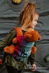 Porte-bébé pour poupée fait de tissu tissé, 100 % coton - SYMPHONY  RAINBOW DARK