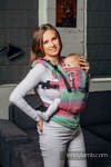 LennyGo Ergonomische Tragehilfe - FUSION, Größe Toddler, Köperbindung, 100% Baumwolle 