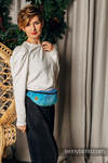 Sac banane en retailles d’écharpes, (100 % coton) - SNOW QUEEN - CRYSTAL