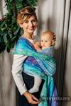 Baby Wrap, Jacquard Weave (100% cotton) - SNOW QUEEN - CRYSTAL - size XL