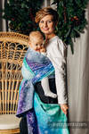 Baby Wrap, Jacquard Weave (100% cotton) - SNOW QUEEN - CRYSTAL - size M
