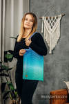 Einkaufstasche, hergestellt aus gewebtem Stoff (100% Baumwolle) - PEACOCK’S TAIL - FANTASY