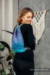 Sackpack made of wrap fabric (100% cotton) - PEACOCK’S TAIL - FANTASY - standard size 32cmx43cm