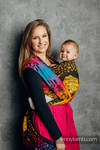 Żakardowa chusta do noszenia dzieci, 100% bawełna - WEAVING CHALLENGE - EMBRACING THE FUTURE - rozmiar L