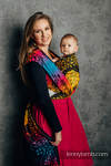 Żakardowa chusta do noszenia dzieci, 100% bawełna - WEAVING CHALLENGE - EMBRACING THE FUTURE - rozmiar S