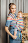 Baby Sling, Broken Twill Weave (100% cotton) - LUNA - size XS