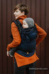 Porte-bébé ergonomique LennyGo, taille toddler, jacquard (62% Coton, 26% Lin, 12% Soie tussah) - PEACOCK'S TAIL - SUBLIME