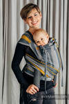 WRAP-TAI carrier Toddler, broken-twill weave - 100% cotton - with hood, SMOKY - HONEY