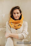 Snood Scarf (100% cotton) - SYMPHONY - SUN GIFT & ANTHRACITE
