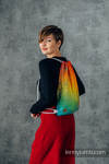 Sackpack made of wrap fabric (100% cotton) - RAINBOW LOTUS  - standard size 32cmx43cm