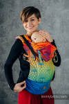 Marsupio Ergonomico LennyGo, misura Baby, tessitura jacquard 100% cotone -  RAINBOW LOTUS 