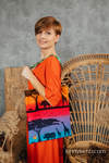 Einkaufstasche, hergestellt aus gewebtem Stoff (100% Baumwolle) - RAINBOW SAFARI