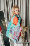 Shoulder bag made of wrap fabric (100% cotton) - SYMPHONY - DAYDREAM - standard size 37cmx37cm