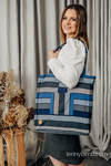Shoulder bag made of wrap fabric (100% cotton) - WATERFALL 