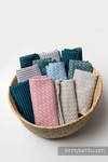 Skrawki materiałów chustowych - tkaniny żakardowe z Kolekcji Basic