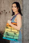 Shopping bag made of wrap fabric (100% cotton) - RAINBOW ISLAND 