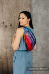 Waist Bag made of woven fabric, size large (100% cotton) - RAINBOW ISLAND 