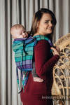 Lenny Buckle Onbuhimo baby carrier, standard size, broken-twill weave (100% cotton) - PROMENADE 