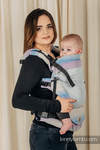 Porte-bébé en maille LennyUpGrade, taille standard, tissage sergé (75% coton, 25% polyester) - BASIC LINE LAVENDER HILL