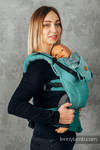 LennyGo Porte-bébé ergonomique, taille bébé, tissage herringbone, 100% coton  - VERSION POUR USAGE PROFESSIONNEL - ENTWINE