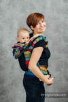 LennyGo Porte-bébé en maille ergonomique, taille bébé, sergé brisé 86 % coton, 14% polyester - CAROUSEL OF COLORS