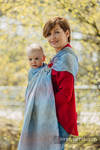 Żakardowa chusta kółkowa do noszenia dzieci, 100% len, ramię bez zakładek - TERRA - SZUM - standard 1.8m