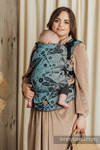 LennyUpGrade Carrier, Standard Size, jacquard weave, 60% cotton, 28% linen 12% tussah silk - DRAGONFLY - TWO ELEMENTS