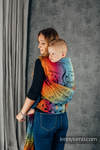 LennyHybrid Half Buckle Carrier, Preschool Size, jacquard weave 100% cotton - SYMPHONY RAINBOW DARK