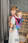 Lenny Buckle Onbuhimo baby carrier, toddler size, jacquard weave (100% cotton) - DRAGONFLY- FAREWELL TO THE SUN