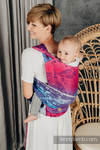 LennyHybrid Half Buckle Carrier, Standard Size, jacquard weave 100% cotton - DRAGONFLY - FAREWELL TO THE SUN