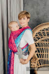 Baby Wrap, Jacquard Weave (100% cotton) - DRAGONFLY- FAREWELL TO THE SUN - size XL