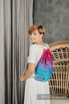 Sackpack made of wrap fabric (100% cotton) - DRAGONFLY- FAREWELL TO THE SUN - standard size 32cm x 43cm