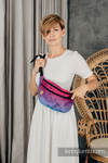 Waist Bag made of woven fabric, size large (100% cotton) - DRAGONFLY- FAREWELL TO THE SUN