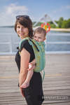 Lenny Buckle Onbuhimo baby carrier, Standard  size, jacquard weave (86% cotton, 14% viscose) - PAISLEY - GLOWING DROPLETS