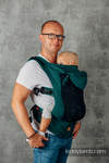 My First Baby Carrier - LennyGo with Mesh, Baby Size, tessera weave 100% cotton - JADE