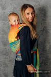 LennyHybrid Half Buckle Carrier, Preschool Size, jacquard weave 100% cotton - RAINBOW LOTUS